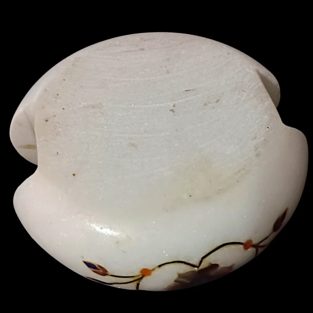 Pietra Dura Gemstone Marble Coasters Inlaid Floral Lapis Abalone‎ Semi Precious